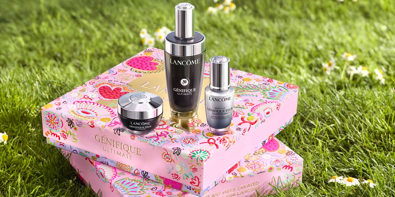 Lancome Génifique Ultimate Mother’s Day Gift Set in the Garden of Dreams